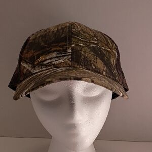 Mossy Oak Men's Adjustable Camo Hat One Size Fits Most Hook & Loop Strap For Adj